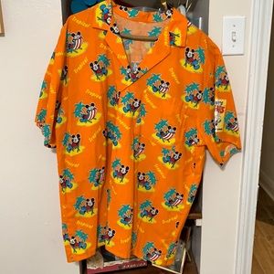 Men’s large button down Disney shirt.